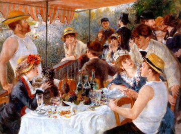  fiesta Pintura - El maestro del almuerzo de la fiesta en bote Pierre Auguste Renoir